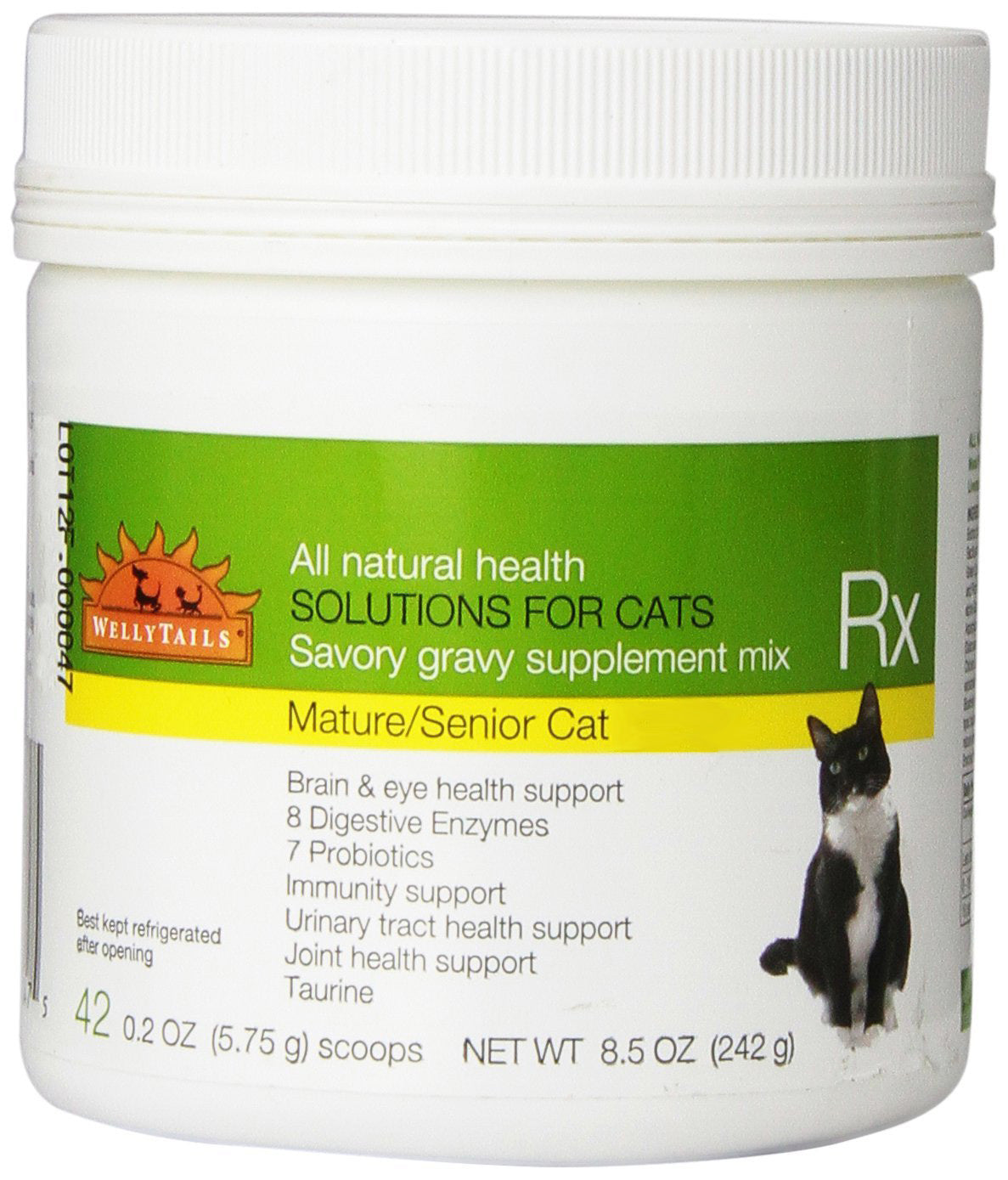 WellyTails Senior Mature Cat Nutritional Supplement for Joint and Urinary Tract Health - WellyTails Inc.