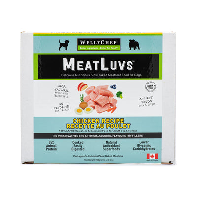 WellyChef MeatLuvs Gently Baked Fresh Frozen Dog Food